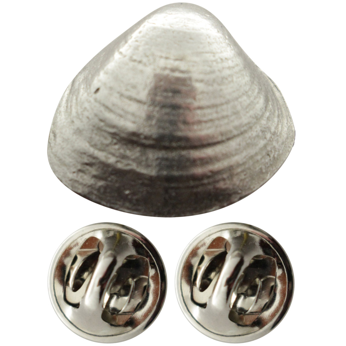 Clam Shell Pin ~ Antiqued Pewter ~ Lapel Pin ~ Sarah's Treats & Treasures
